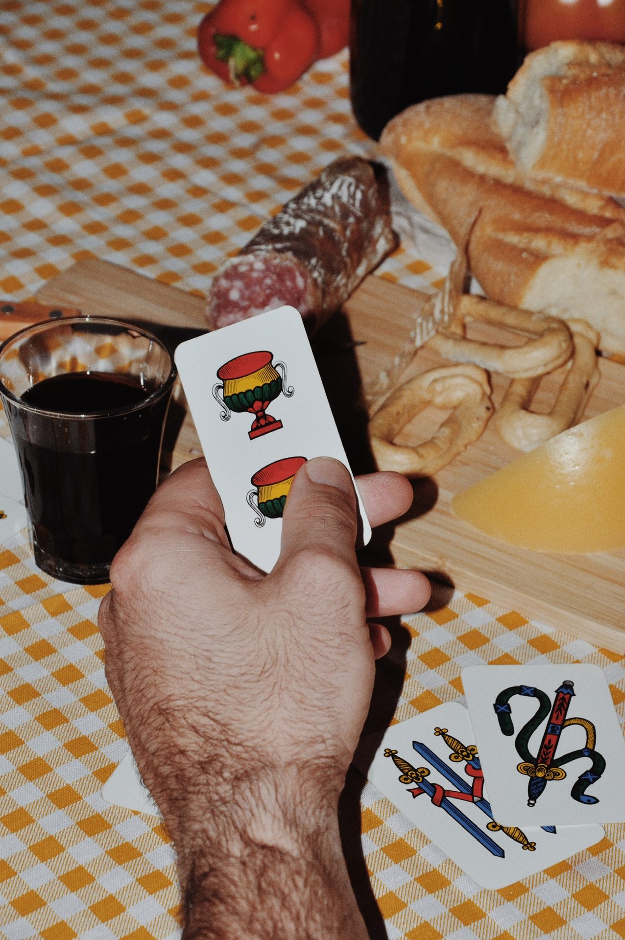 Interno della cantina Vin Colato ad Alberobello